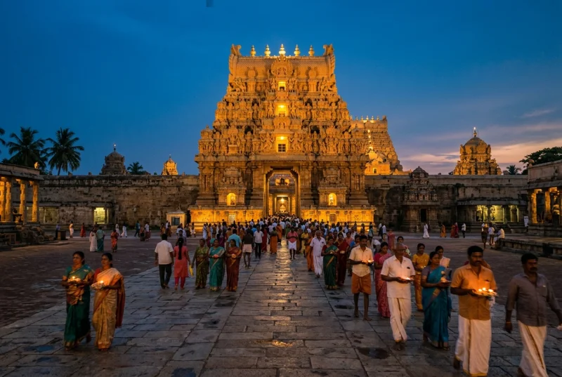 South India temple destination for a group pilgrimage from Bangalore
