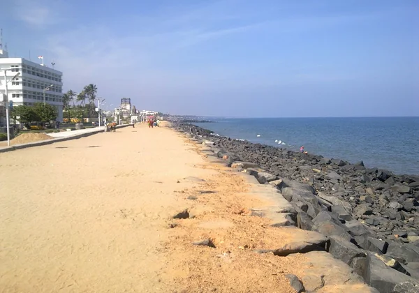 Seafront in Pondicherry