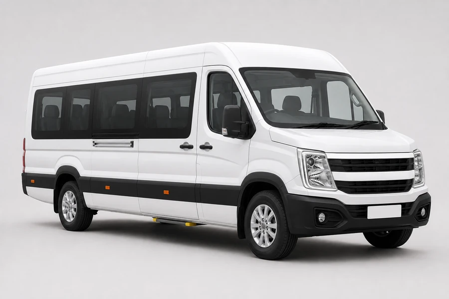 Representative white Force Urbania for group tours